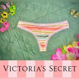 Body By Victoria Rainbow Thong, size XSmall, NWT
